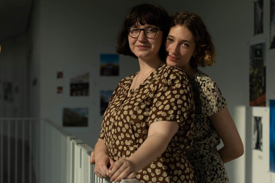 Caroline Wallis, BC, and Jacquelyn Klein, CC