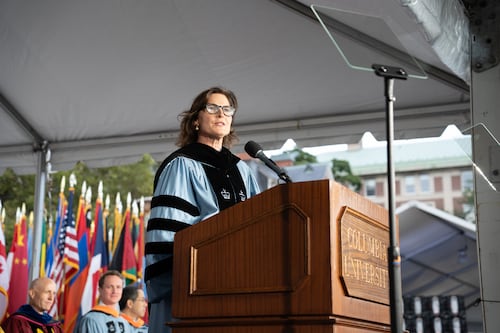 Shipman addresses funding, academic freedom, and campus climate at University Senate plenary