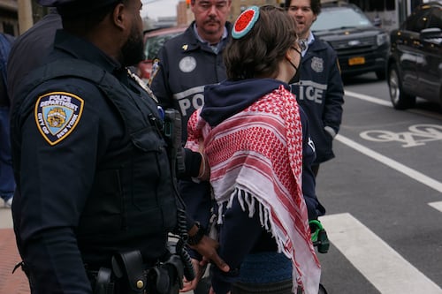 NYPD arrests one individual at protest outside 116th Street and Amsterdam gates