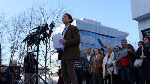 Columbia and Barnard faculty condemn arrest of Palestinian activist Mahmoud Khalil, SIPA ’24, at press conference